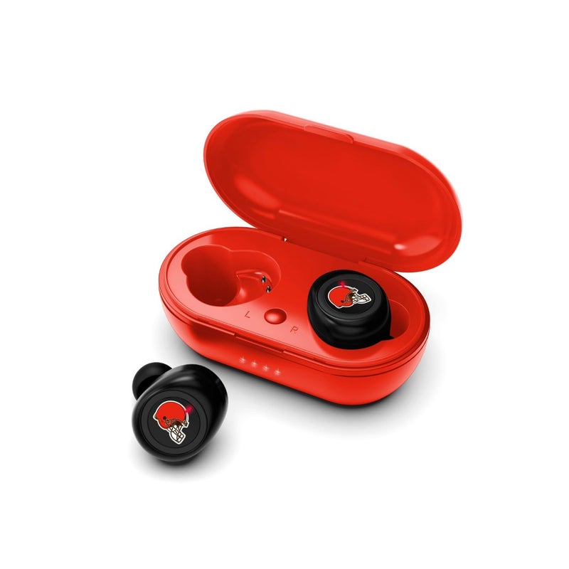 SOAR NFL True Wireless Earbuds, Cleveland Browns - Image 1